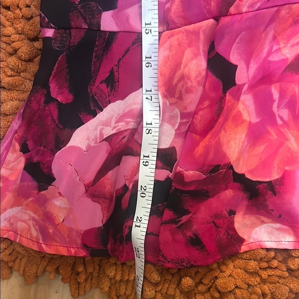 Worthington Pink Peplum Graphic Blouse - Picture 4 of 4